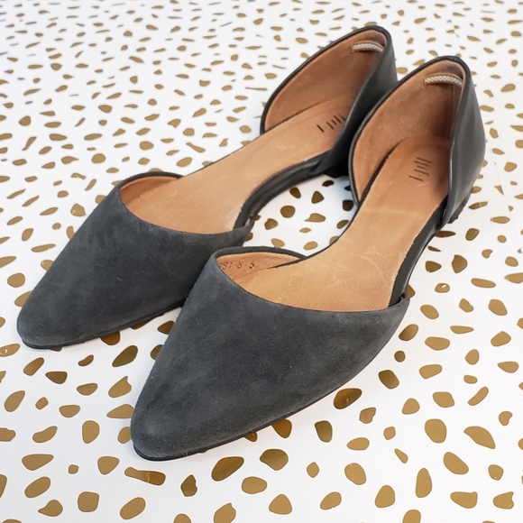 J. Jill Shoes - J. Jill D’Orsay slides flats suede 8.5